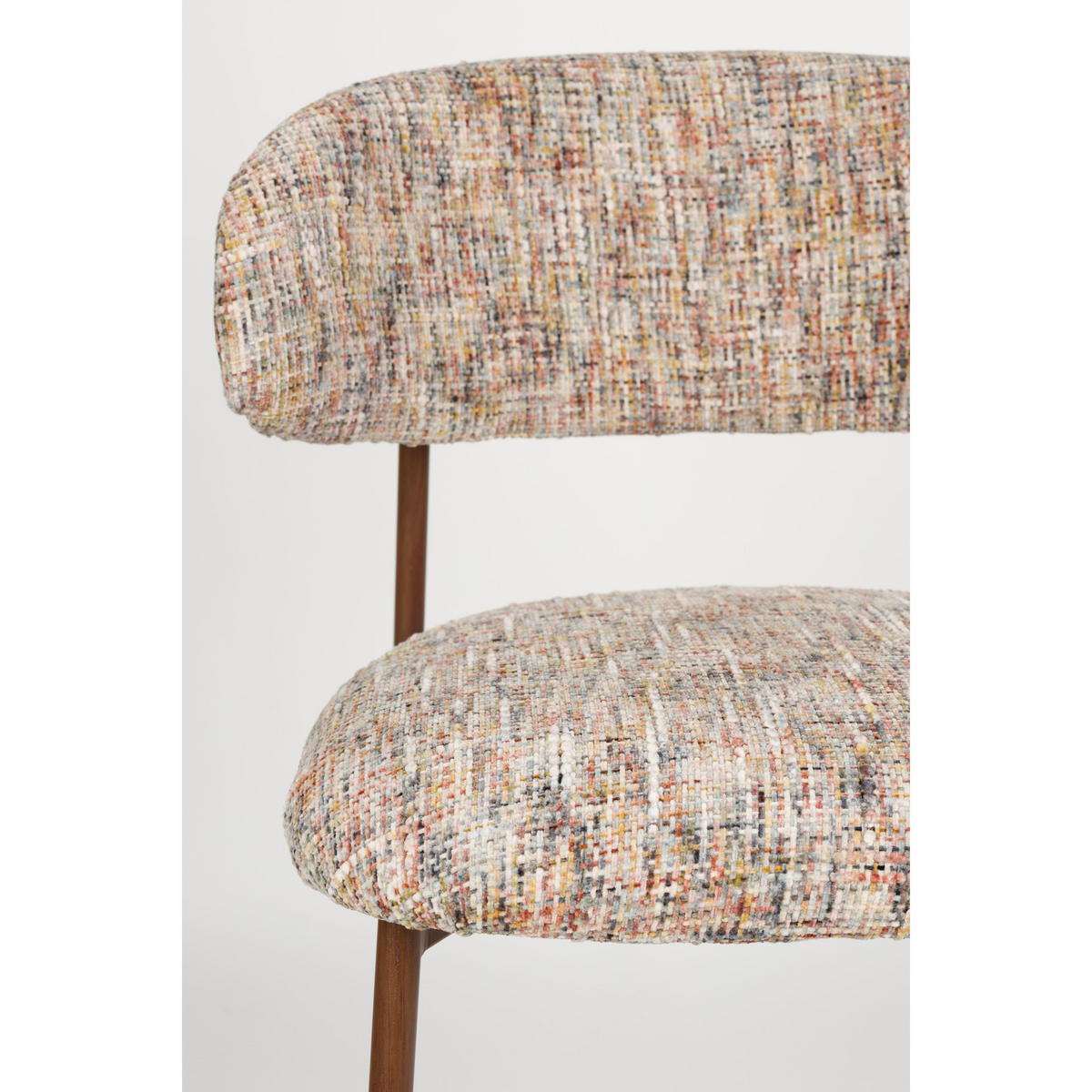 BARHOCKER Claes mit Rückenlehne 65 cm Mehrfarbig - 2 er Set - Beige, Kunststoff (44/94/51cm)