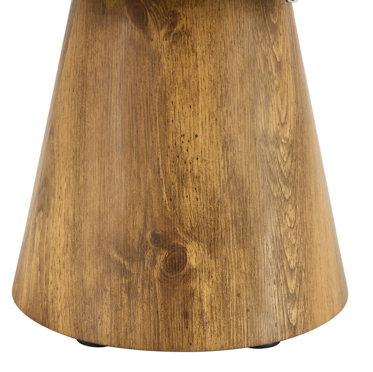 KLUBSKA miza iz MDF, premer 60 cm v naravnem videzu lesa - naravne barve, leseni material (60/60/35cm) - BEAOK
