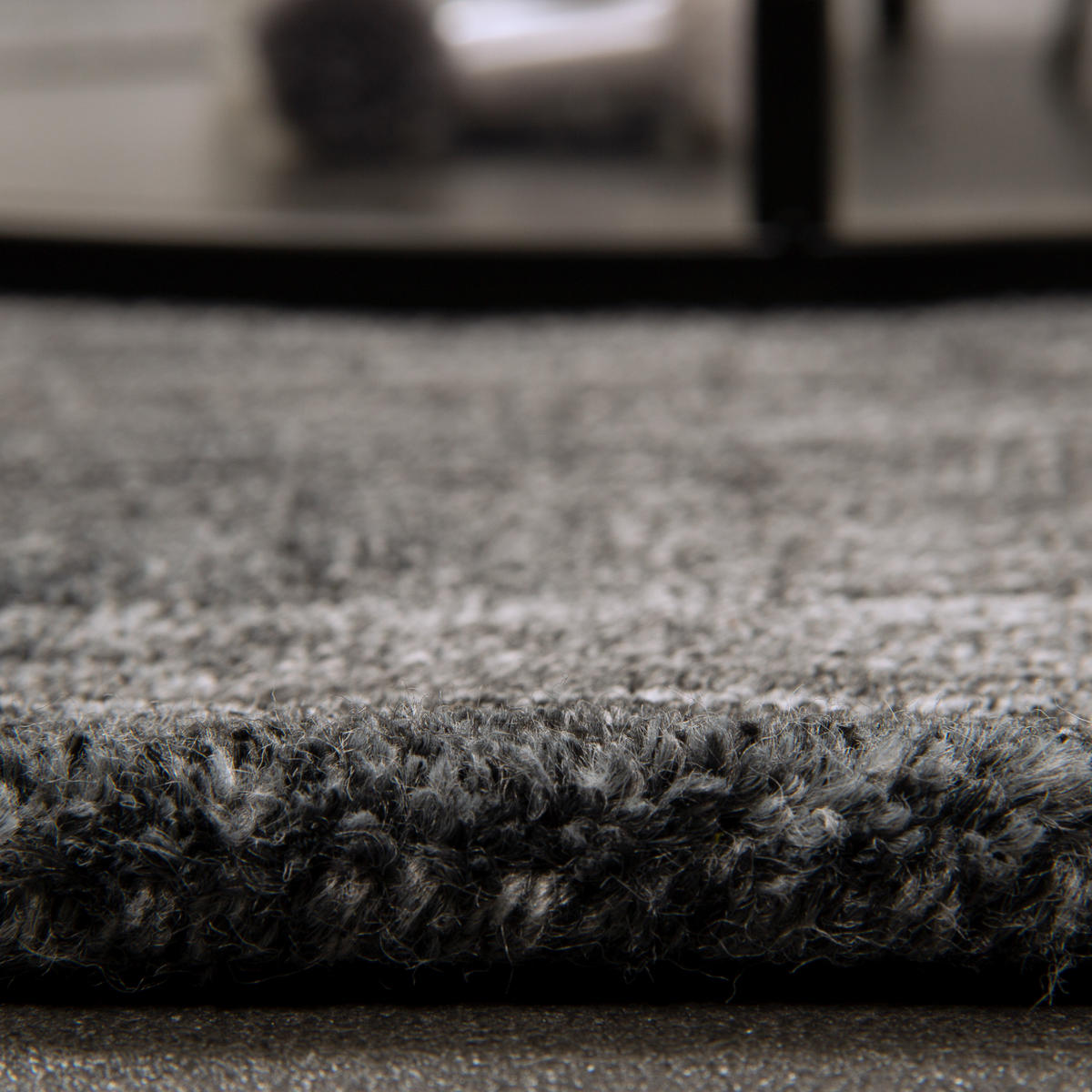 WOLLTEPPICH NATURA 120/170 cm Anthracite - Anthrazit, Naturmaterialien (120/170cm) - Consilio Concept