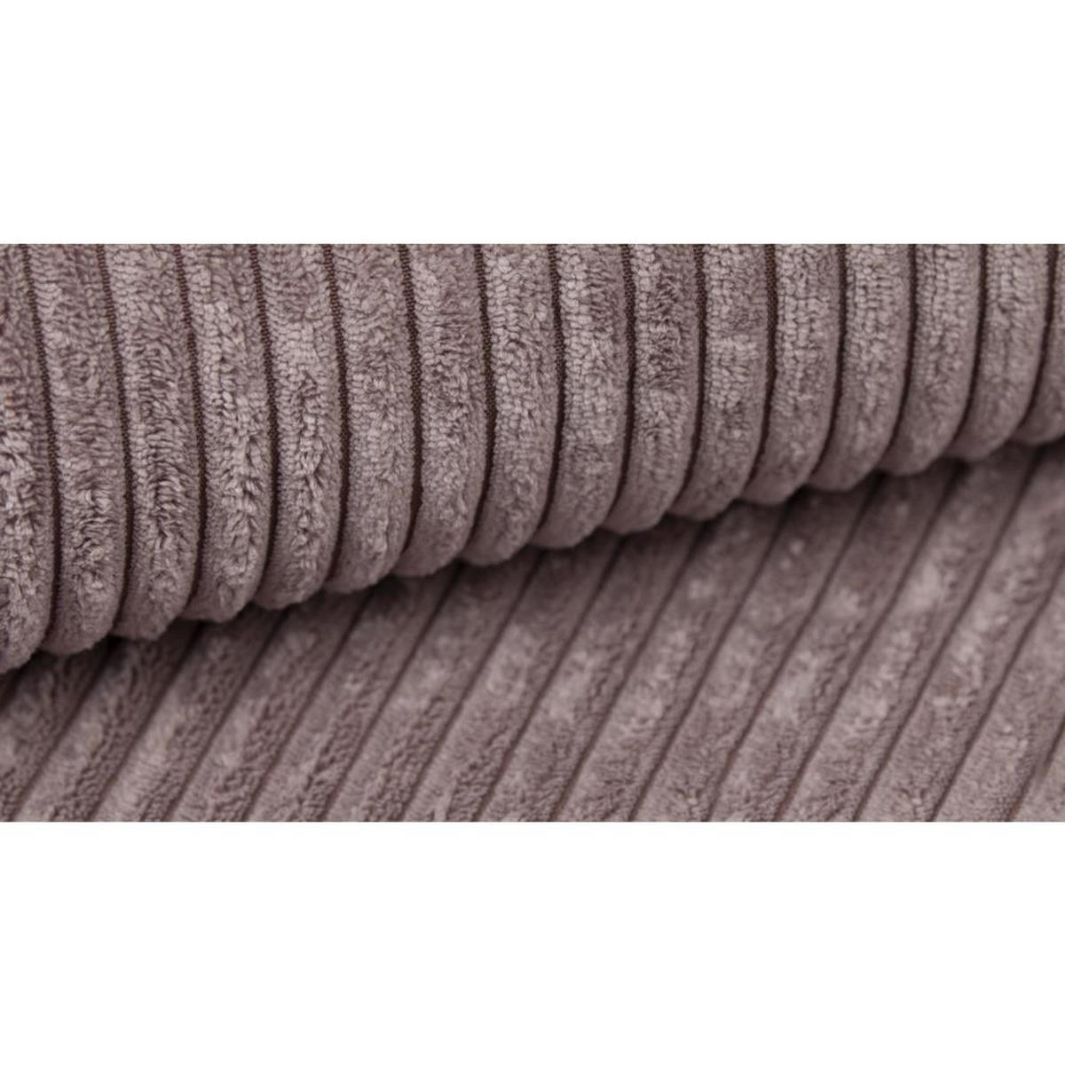 WOHNLANDSCHAFT Parys U mit Schlaffunktion rosa - Schwarz/Rosa, Kunststoff/Textil (390/70/185cm) - Beautysofa