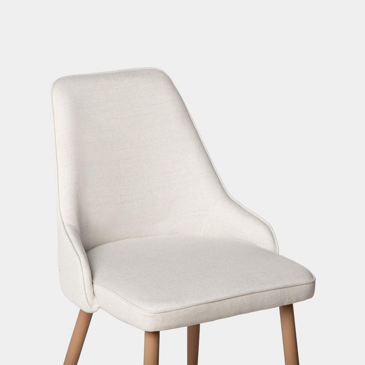 ESSZIMMERSTUHL Nika Beige 52 cm x 87 cm 2er-Set - Beige, Textil (52/87/58cm) - Klast Home