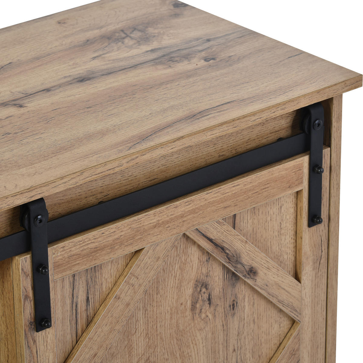 TV-SCHRANK in Braun mit Schiebetüren und höhenverstellbaren Regalen 150/40/60 cm - Braun, Holzwerkstoff (150/60/40cm) - Redom