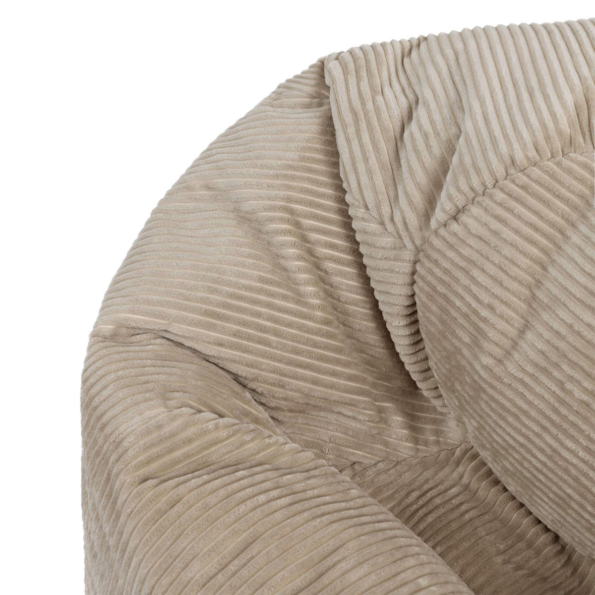 SITZSACK Cord Dalton XXL - Beige, Textil (92/52/92cm) - icon