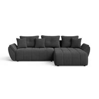ECKSOFA Decor Anthrazit - Anthrazit, Holz/Textil (280/190cm) - Graingold