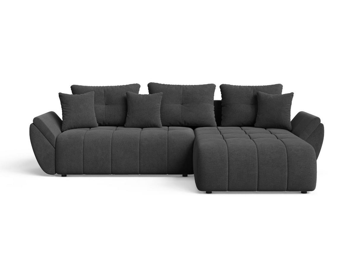 ECKSOFA Decor Anthrazit - Anthrazit, Holz/Textil (280/190cm) - Graingold
