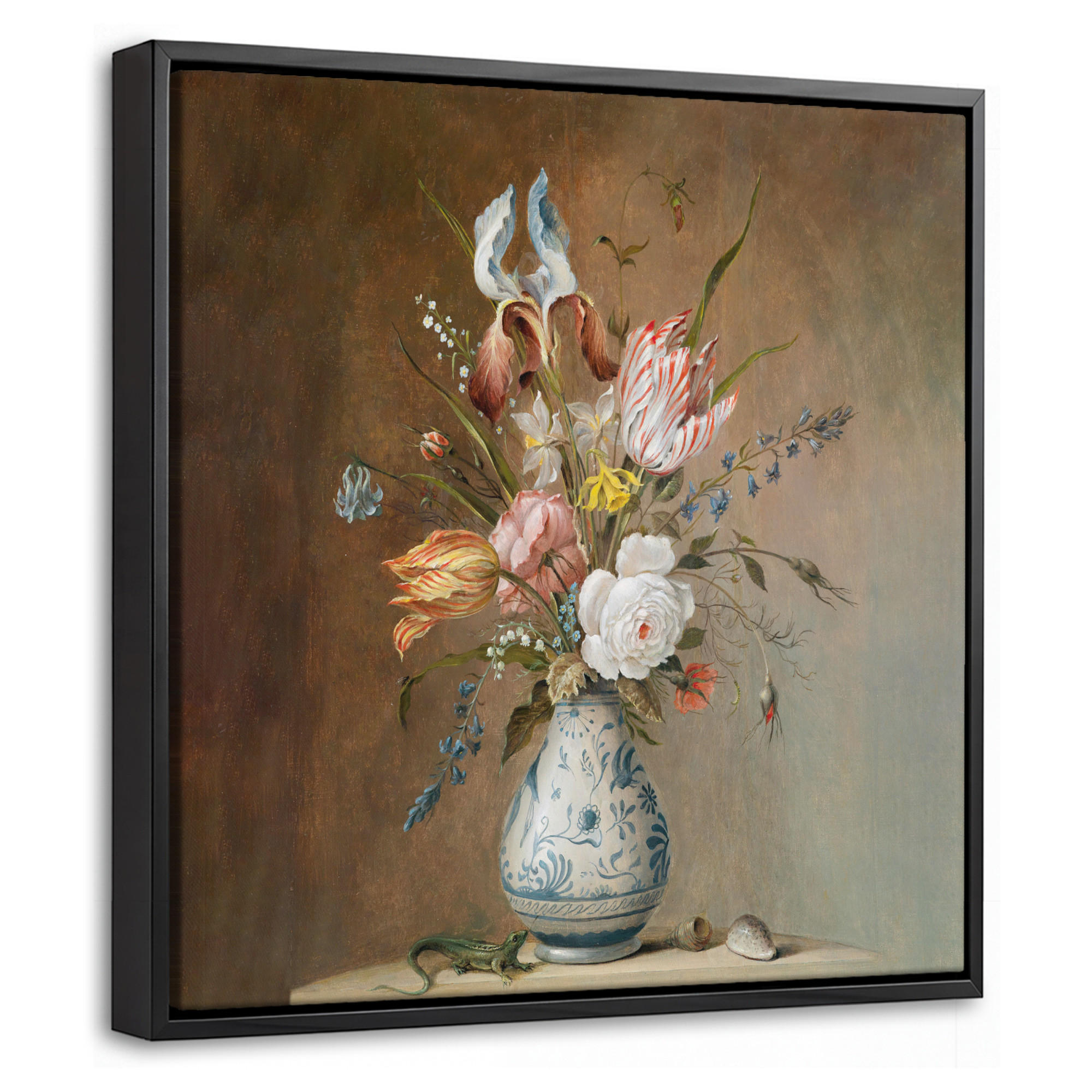 MuchoWow Leinwand Hellbraun 20x20 cm