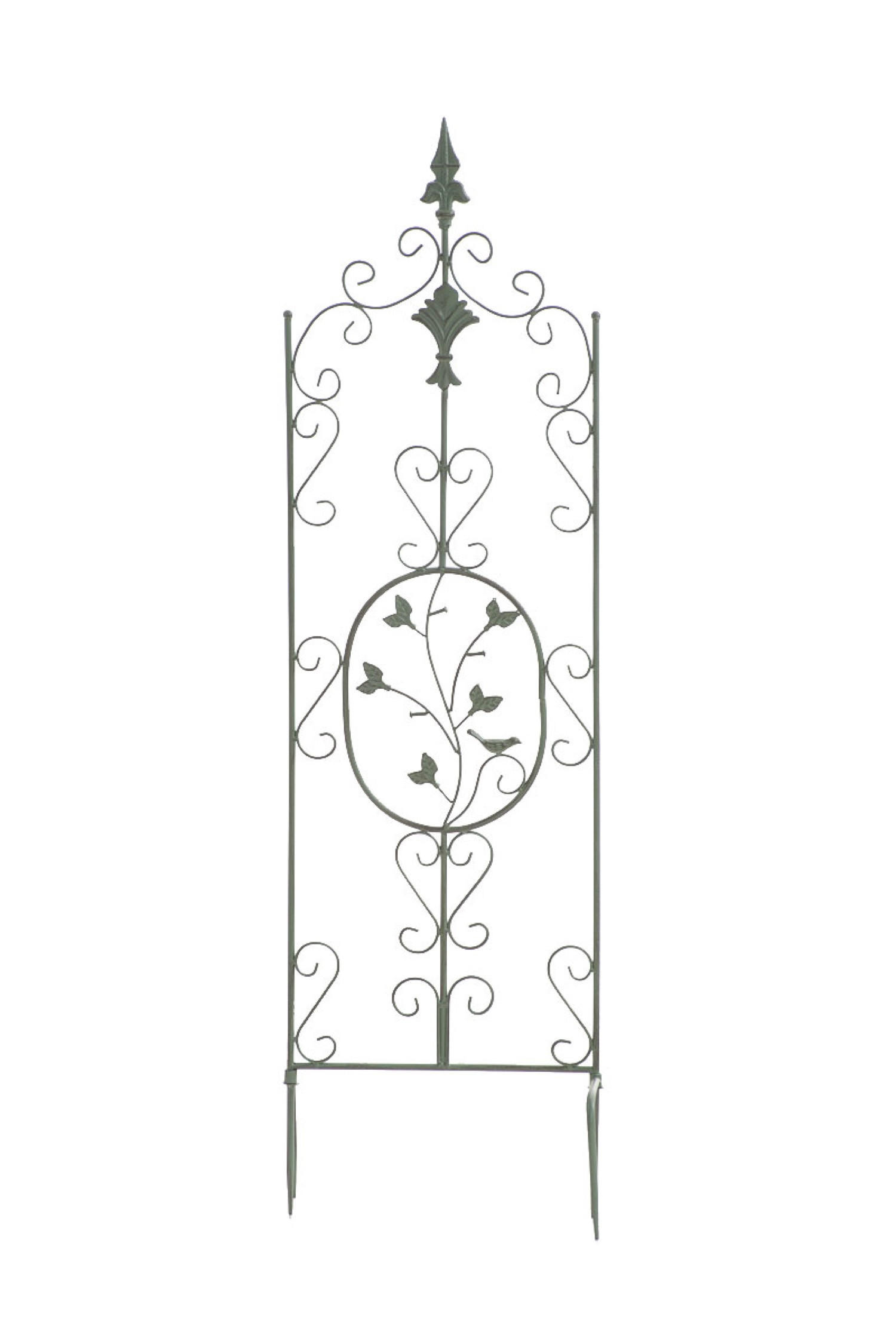 TPFGarden Rankgitter Grau 35x122x7 cm