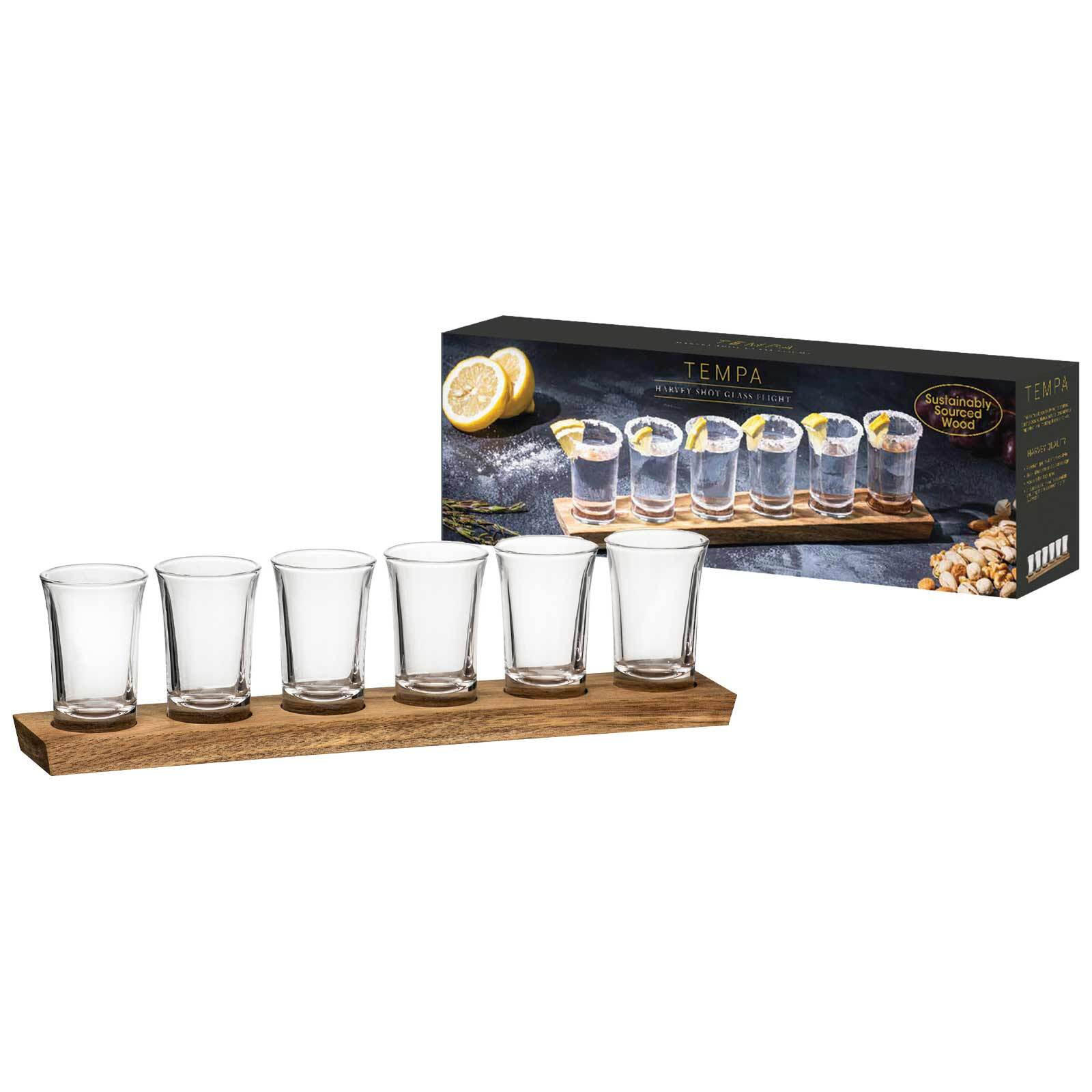 SCHNAPSGLÄSER TASTING-SET Tempa Harvey transparent 45 ml 6er Set - Transparent, Glas (0.045L) - Ladelle