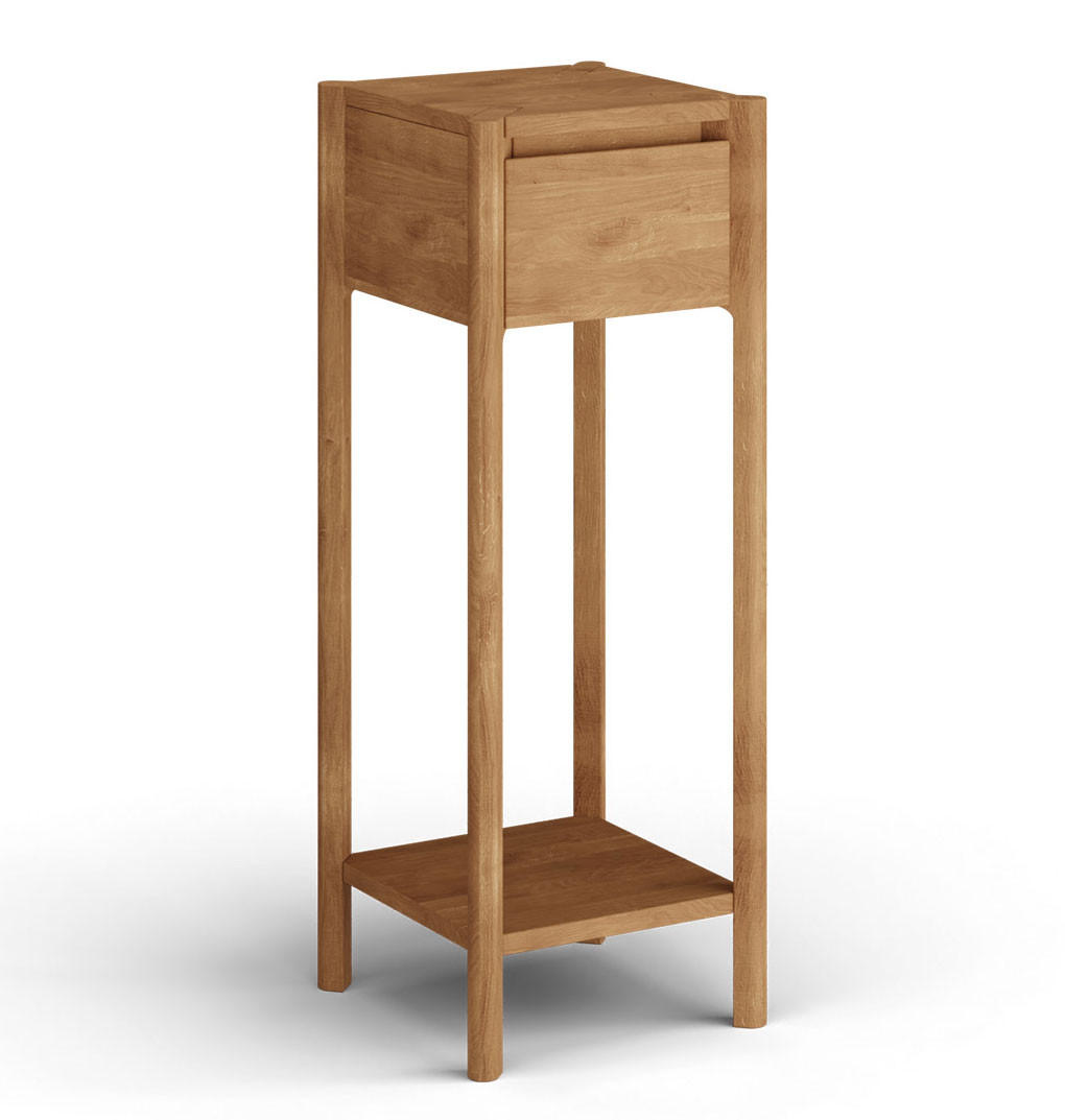 BEISTELLTISCH Campi Eiche Natur 33 / 33 / 90cm - Eichefarben, Holz (33/33/90cm) - Feldmann-Wohnen