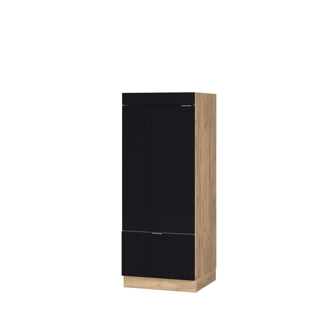Vicco VYSOKÁ SKŘÍŇ Fame-Line, Černý pruhovaný/Zlatý mocný dub, 60 cm