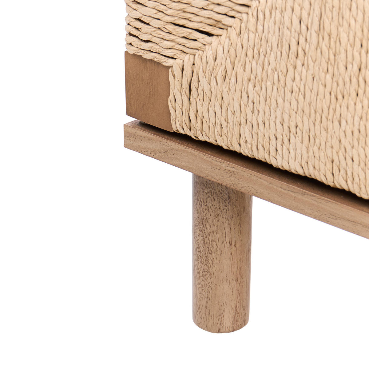 NACHTTISCH Hellbraun Bondi - Hellbraun, Holzwerkstoff (36/49/54cm) - Beliani