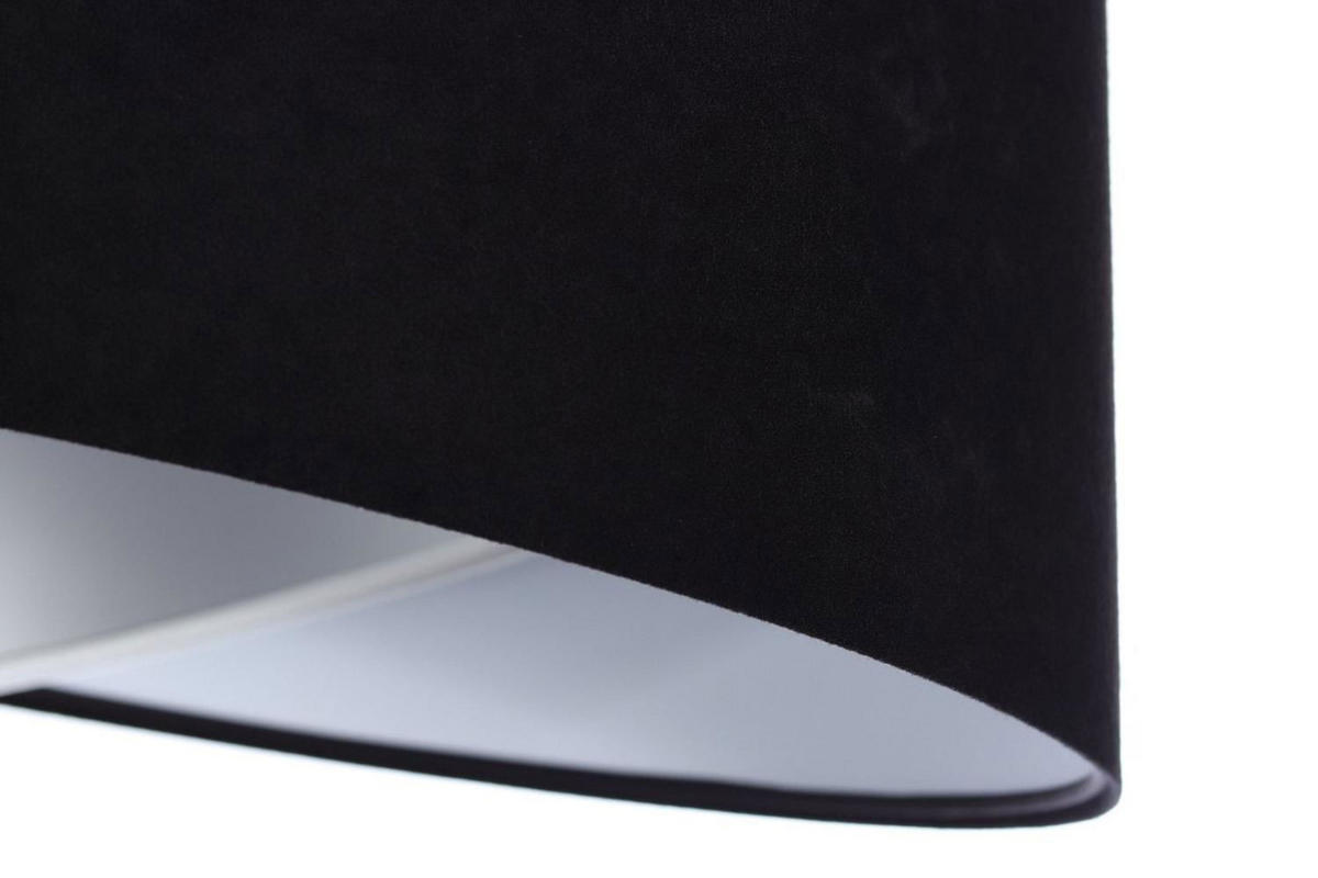 HÄNGELEUCHTE Schwarz 50/23 cm - Weiß, Kunststoff (50/1.3/23cm) - ONZENO