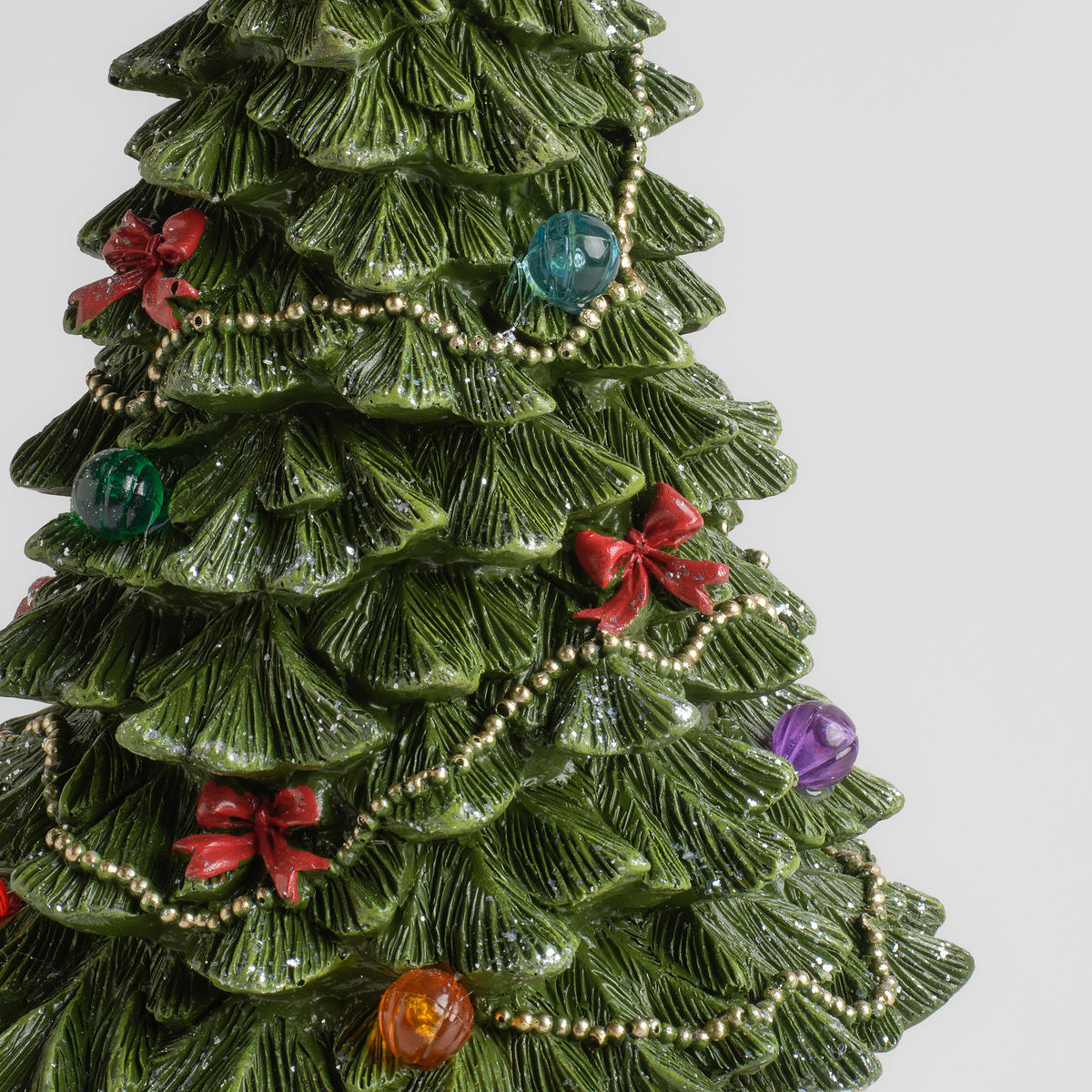 WEIHNACHTSSPIELUHR Santatree - Grün, Kunststoff (17/30/17cm) - home&you