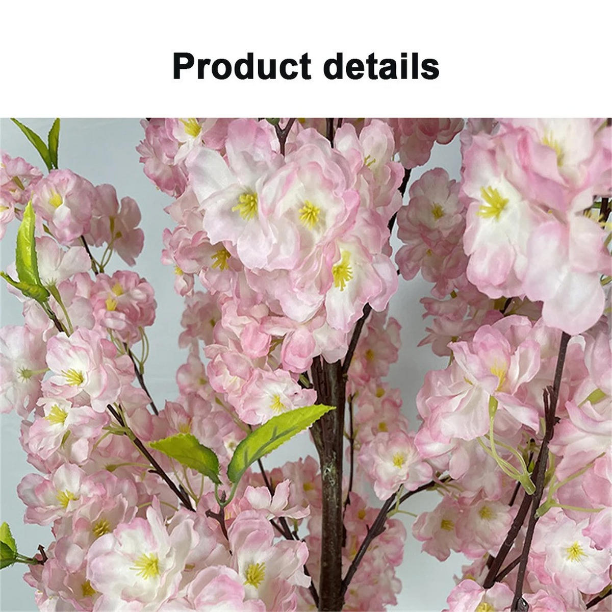 KUNSTPFLANZE Kirschblütenbaum, 120 cm hoch - Pink, Kunststoff (120cm) - Kaket