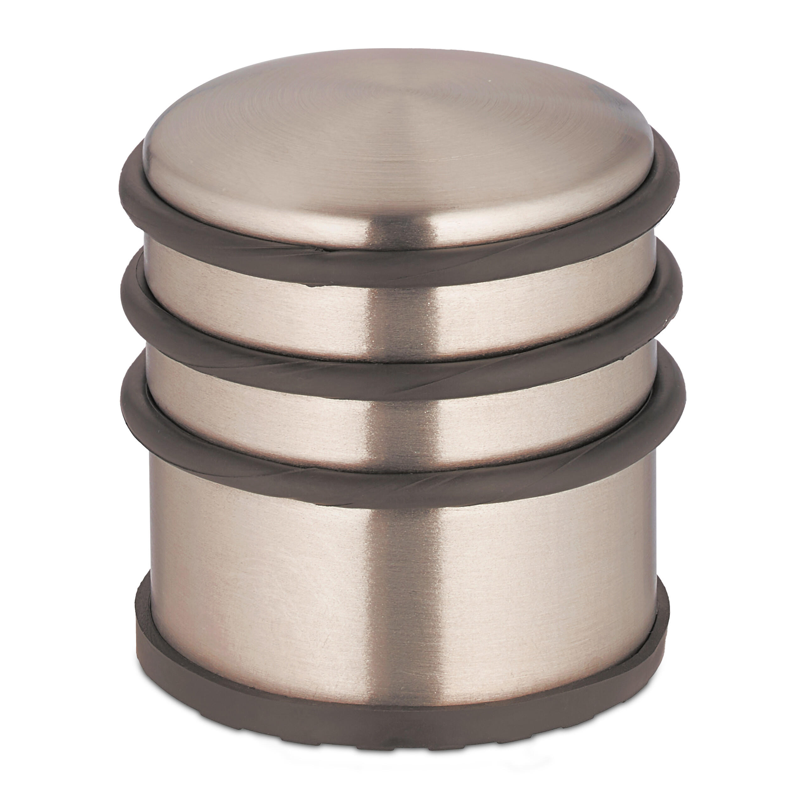 DÖRRSTOPP brons svart halkfri 7,5x7 cm - Kopparfärgad, Metall/Plast (7/7cm) - Relaxdays