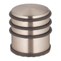 DÖRRSTOPP brons svart halkfri 7,5x7 cm - Kopparfärgad, Metall/Plast (7/7cm) - Relaxdays
