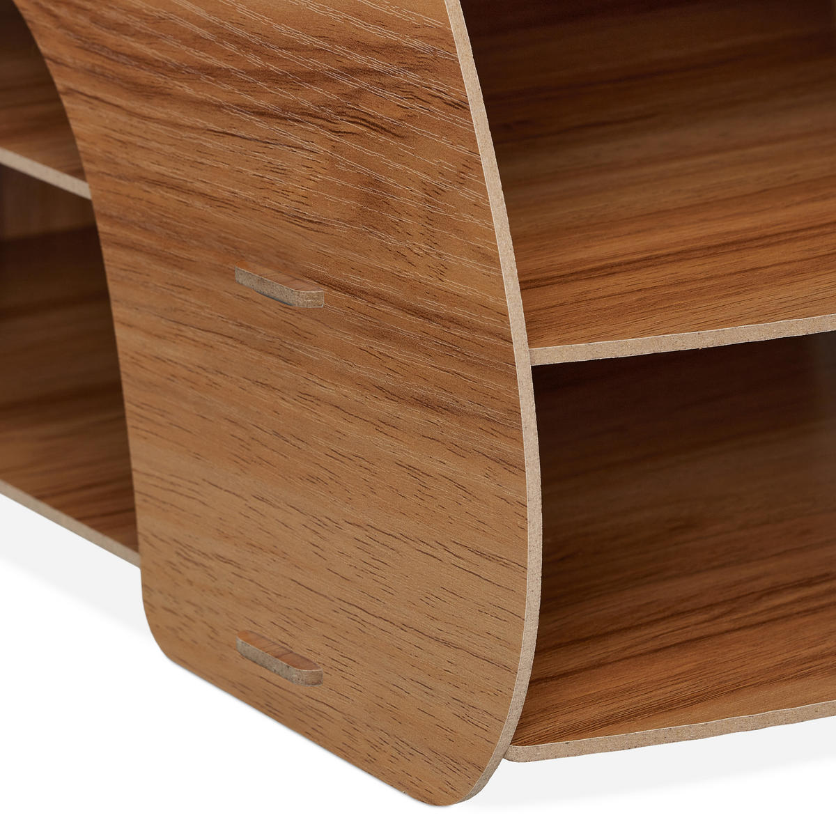 DOKUMENTENABLAGE - Dunkelbraun, Holzwerkstoff (25.5/27/34.5cm) - Relaxdays