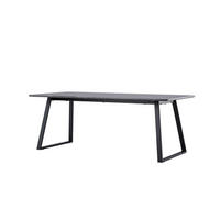 ESSTISCH dunkelgrau - Grau, Holzwerkstoff (90/200/75cm) - ebuy24