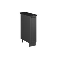LEKÁRENSKÁ SKRINKA Fame-Line, Tmavo-sivá/antracitová, 20 cm, AP Antracit - antracitová/tmavosivá, kompozitné drevo (20/82/60cm) - Vicco
