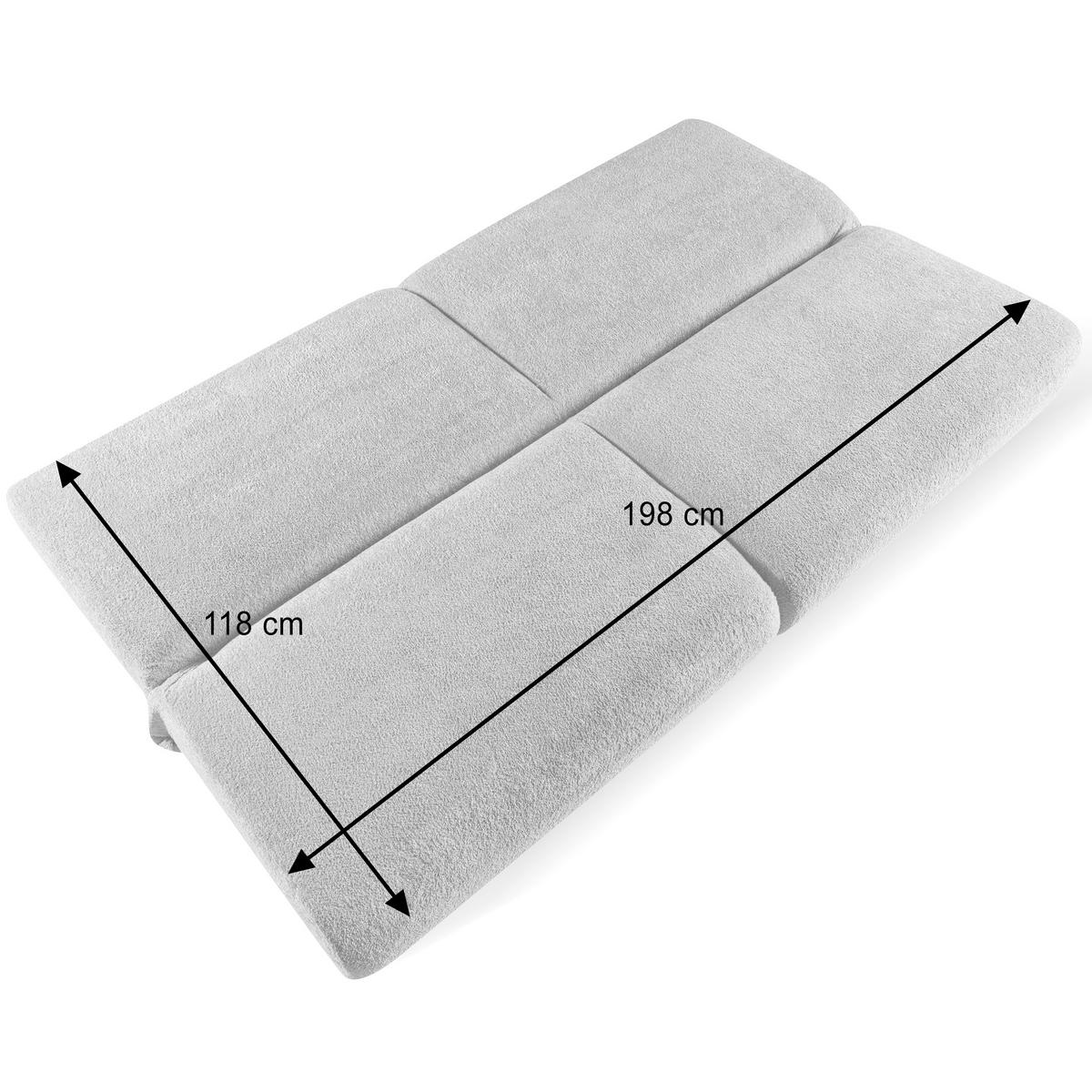 SCHLAFSOFA Beno 3-Sitzer mit Schlaffunktion, Braun - Braun, Textil (199/91/91cm) - Beautysofa