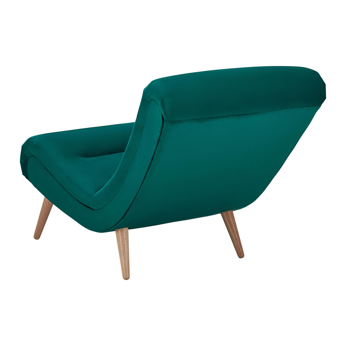 SESSEL Jan Grün Samt - Grün, Holz (74/102/90cm)