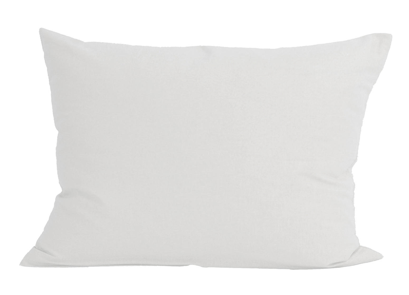 KISSENBEZUG Basic 100% Baumwolle weiß 60/40 cm - Weiß, Textil (40/60cm) - beties Heimtextil