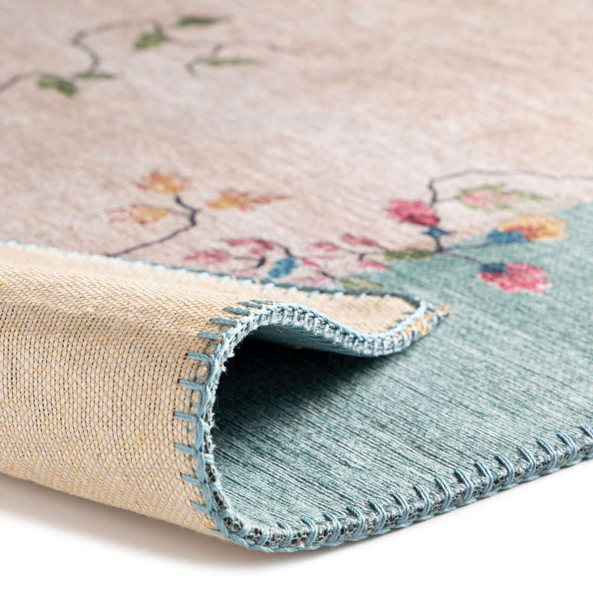 TEPPICH Design englische Kettelung beige - Beige, Textil (160/230cm) - AFK Living