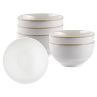 MÜSLISCHALEN Geo beige ø 15 cm 6er Set - Beige, Keramik (15cm) - Ritzenhoff Breker