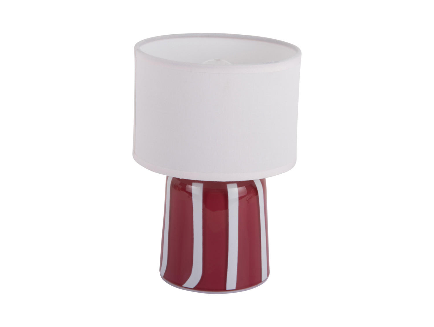 TISCHLAMPE Verano LED 13/13/20 cm - Rot, Glas (13/13/20cm) - Leitmotiv