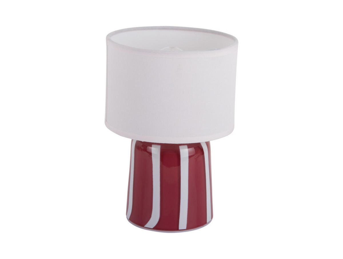 TISCHLAMPE Verano LED 13/13/20 cm - Rot, Glas (13/13/20cm) - Leitmotiv