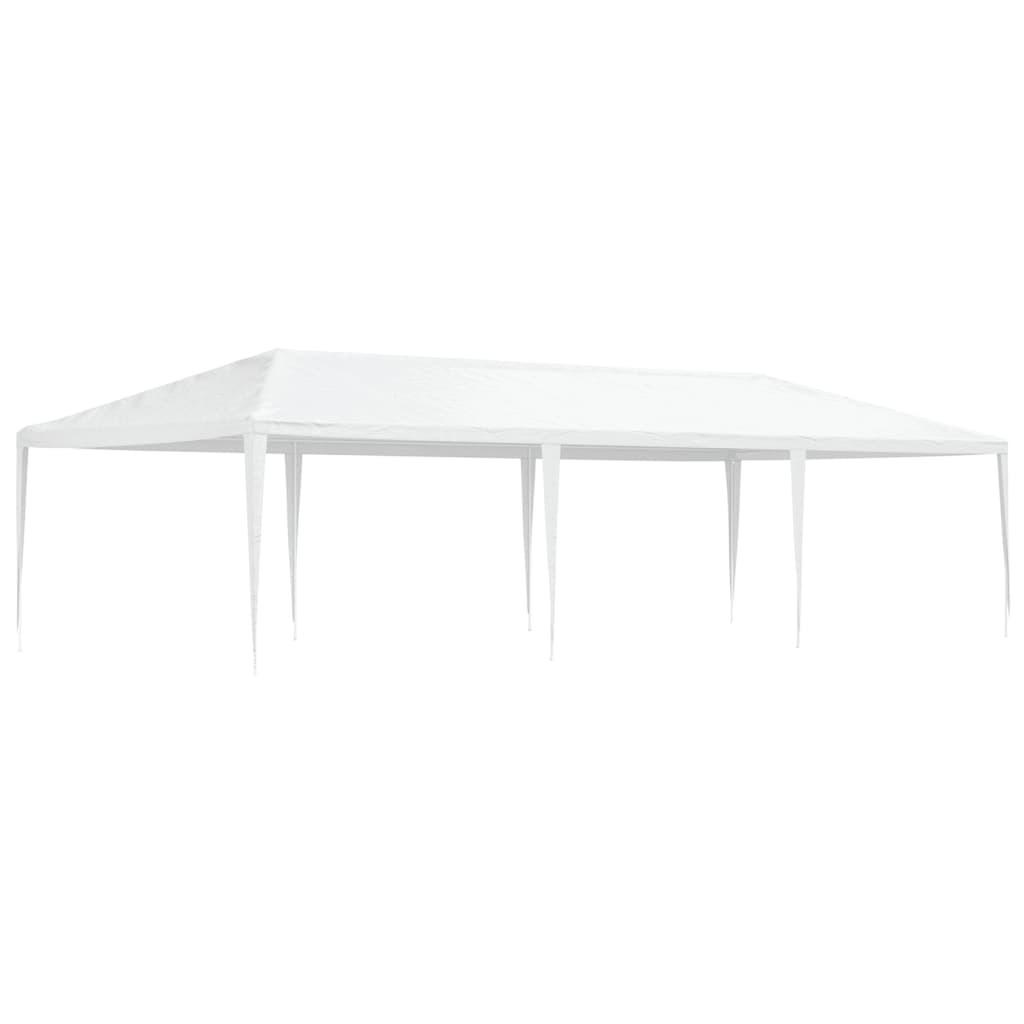 PARTYZELT 4/9 M Weiss - Weiß, Kunststoff (900/270/400cm) - vidaXL