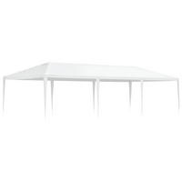 PARTYZELT 4/9 M Weiss - Weiß, Kunststoff (900/270/400cm) - vidaXL