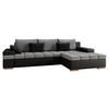 ECKSOFA Bangkok, Seite: Rechts - Silberfarben/Grau, Holz/Textil (310/175cm) - MIRJAN24
