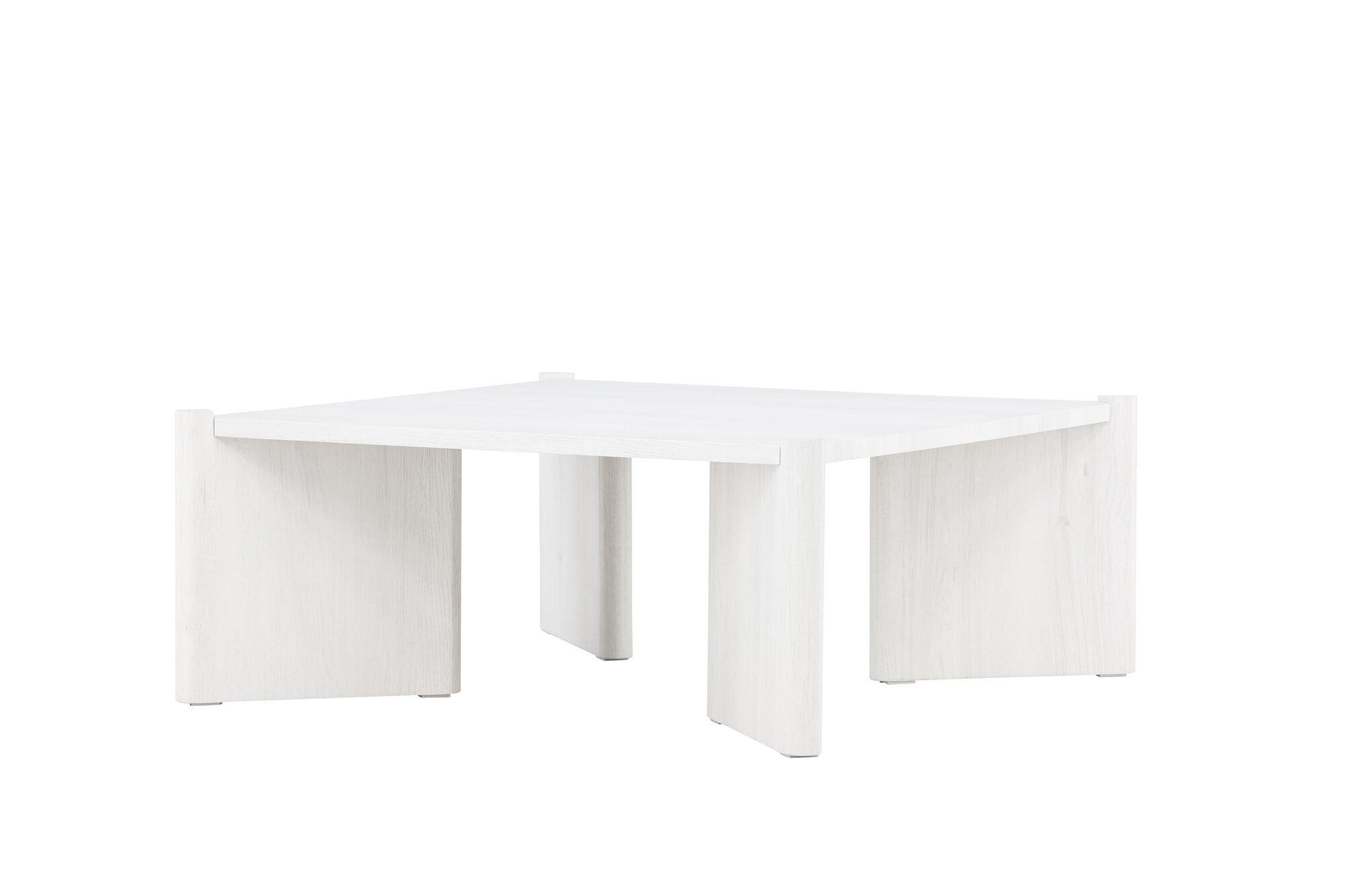 COUCHTISCH ROGALAND Weiß 100x100x40 cm - Weiß, Holzwerkstoff (100/100/40cm) - FURNLUX