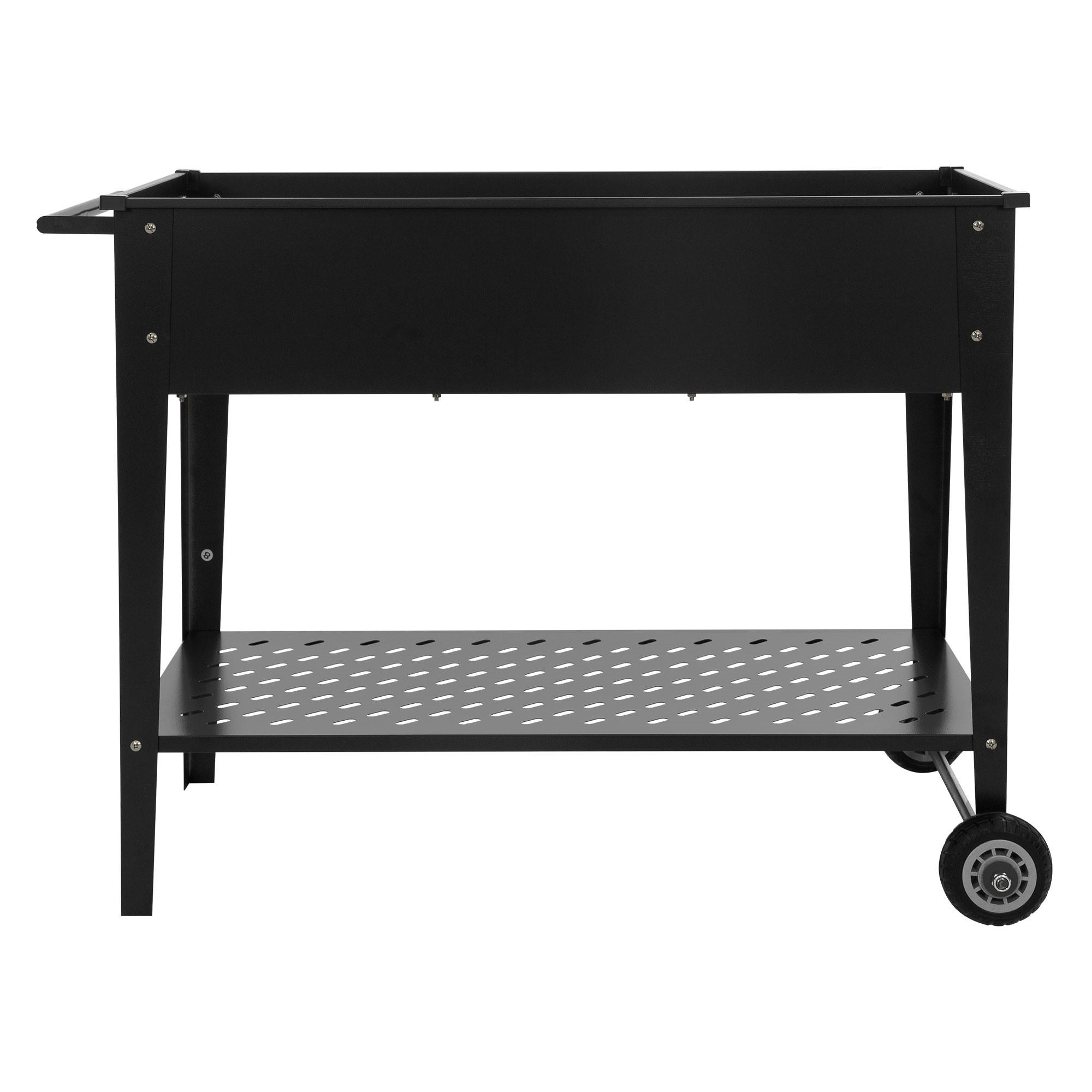 HOCHBEET - Schwarz, Metall (50/79.5/103cm) - ML-DESIGN