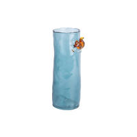 VASE Squirrel On Branch Large - Blau - 27 cm - Blau, Glas (9.5/27cm) - Present Time