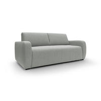 SCHLAFSOFA Duna - Hellgrau, Textil (215/93/100cm) - Divani.store