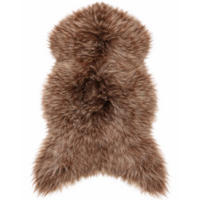 FELL Islandschaffell Lammfell Schaffell Schoko Braun ca. 110 cm - Hellbraun/Braun, Fell (60/110cm) - Provellus