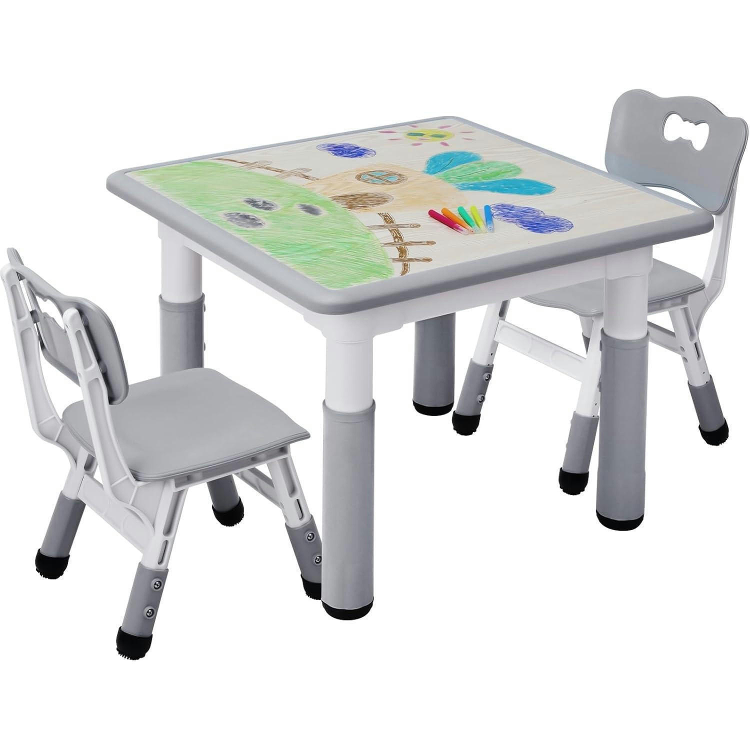 XXXLutz Kindertisch Mehrfarbig 60x60x60 cm