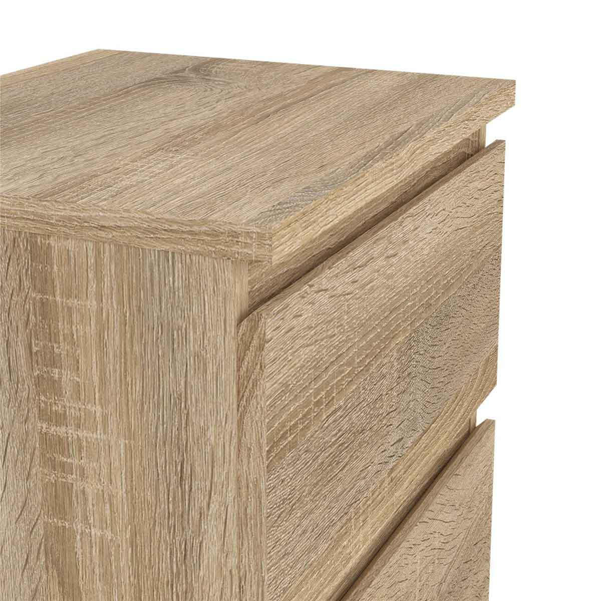 NACHTSCHRANK Eiche - Eiche Wotan, Holzwerkstoff (40/48/34cm) - ebuy24