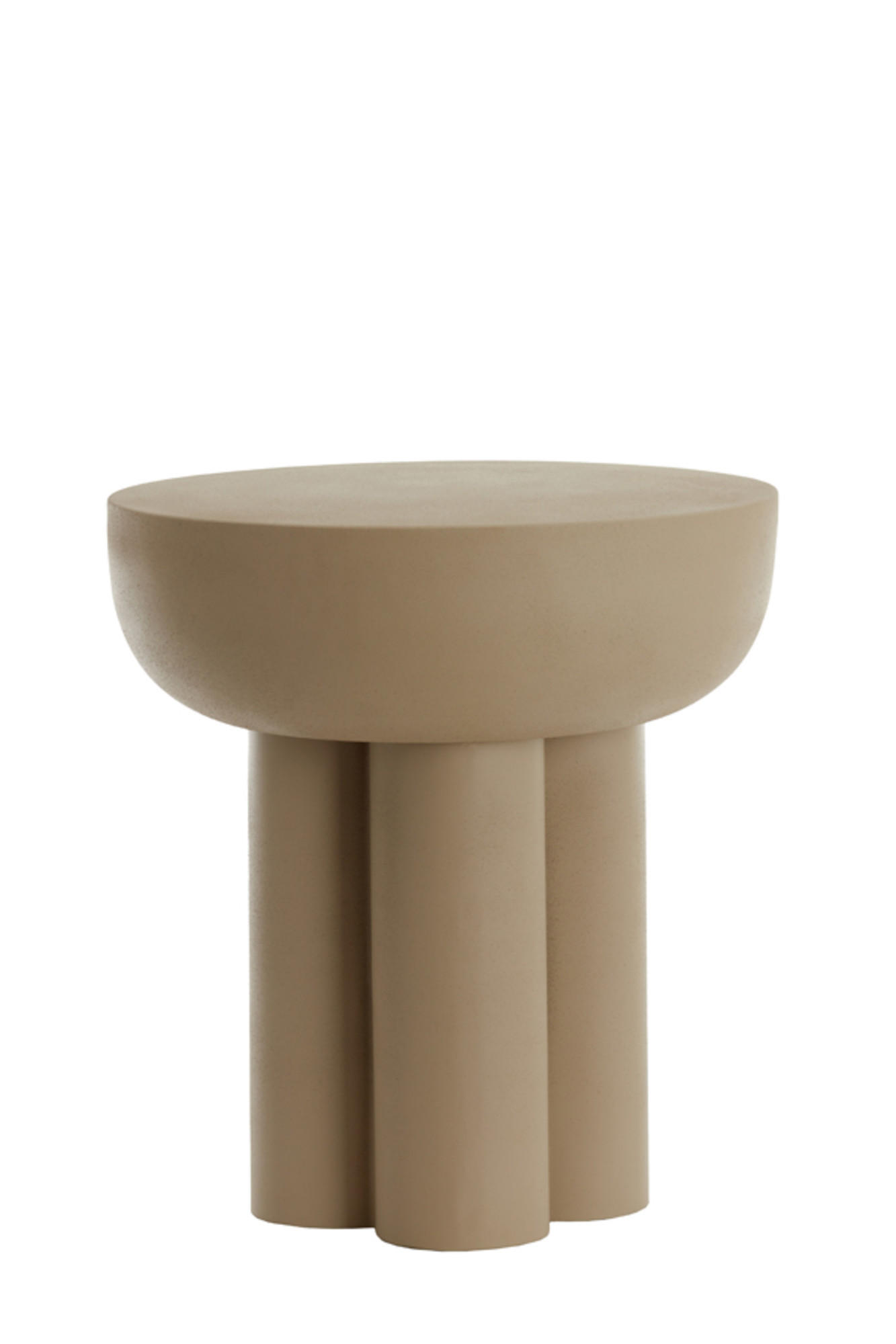 BEISTELLTISCH Mikola Grau Ø46/50 cm - Grau, Metall (46/46/50cm) - Light & Living