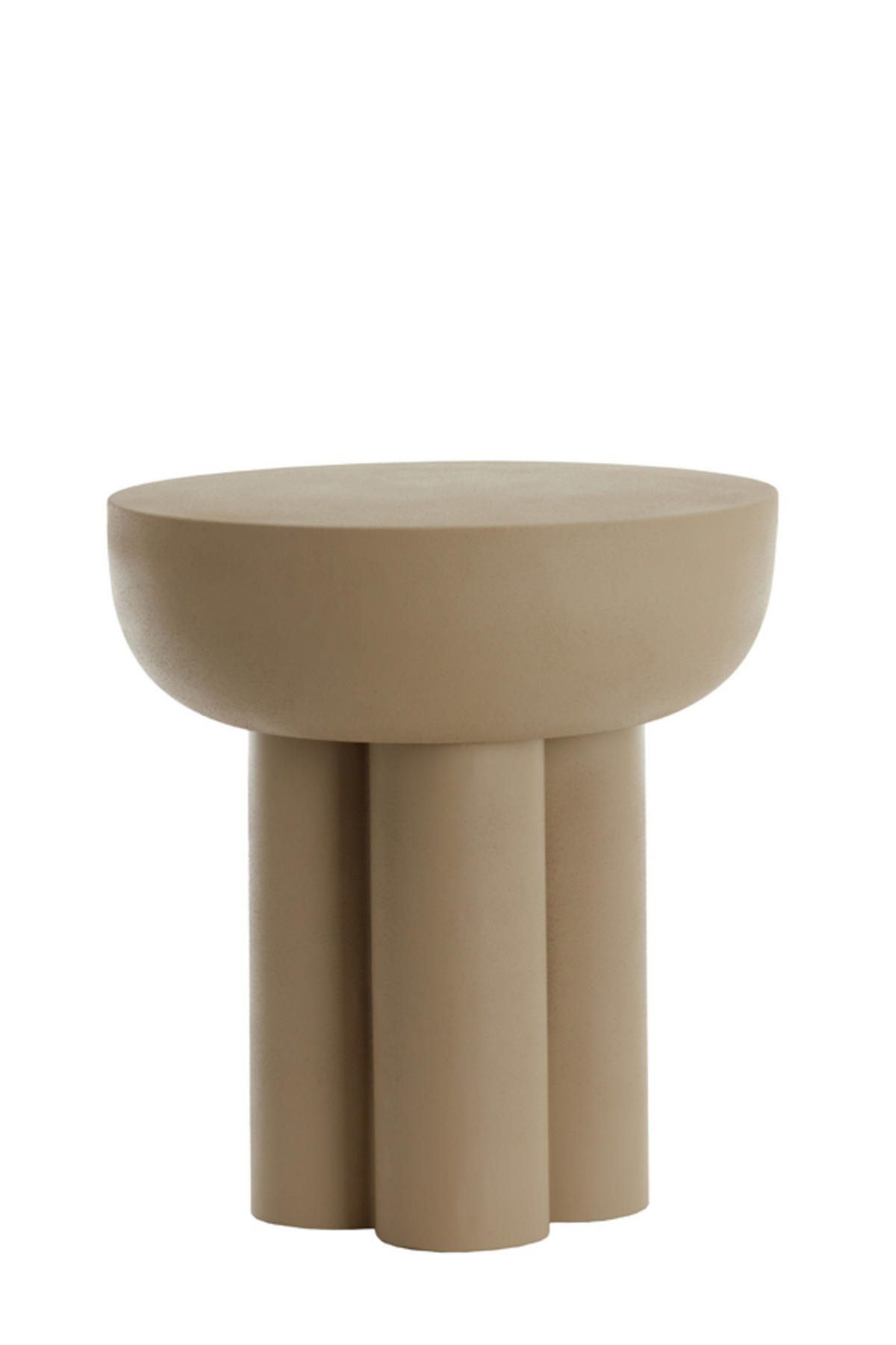 BEISTELLTISCH Mikola Grau Ø46/50 cm - Grau, Metall (46/46/50cm) - Light & Living