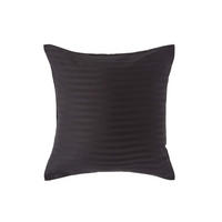 KISSENBEZUG Damast, Ägyptische Baumwolle, Fadendichte 330 - Schwarz, Textil (40/40cm) - Homescapes