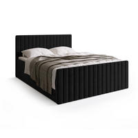 BOXSPRINGBETT Dream Duo mit Topper 140/200 Schwarz - Schwarz, Kunststoff (140/200cm) - Bromarkt