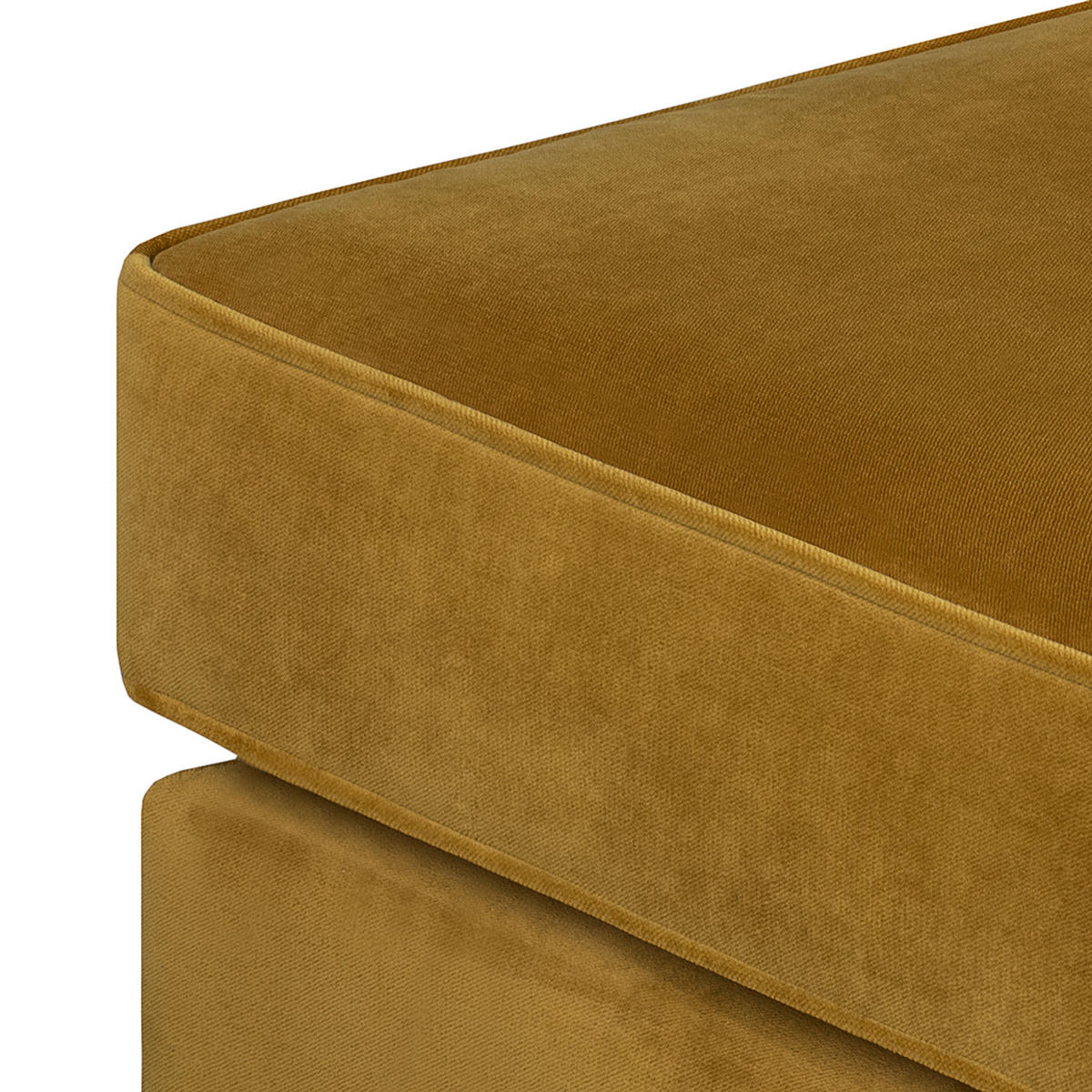 2-SITZER SOFA - Gelb, Holz/Textil (180/79/82cm) - home24