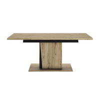 ESSTISCH Extensible Crack 180/225 cm - Französische Herstellung - Eichefarben, Holzwerkstoff (180/90/78cm) - Calicosy