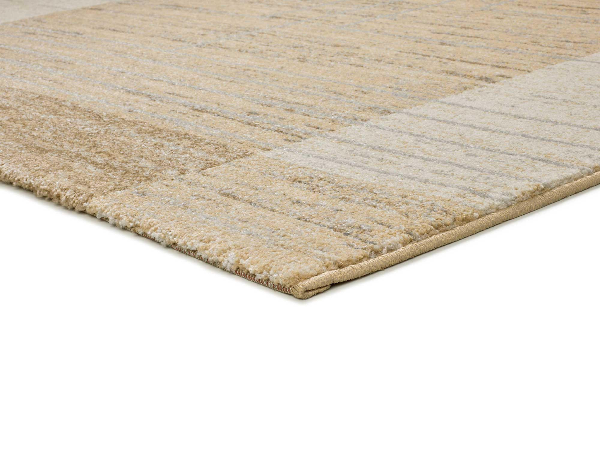 WEBTEPPICH beige Craft 133/190 cm - Beige, Naturmaterialien/Textil (133/190cm) - Atticgo