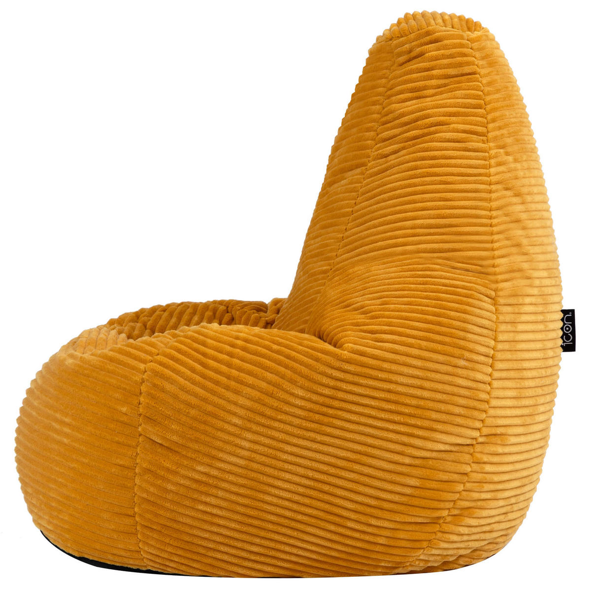 SITZSACK für Kinder Sessel aus Cord 2-tlg. - Gelb, Textil (69/59/65cm) - icon