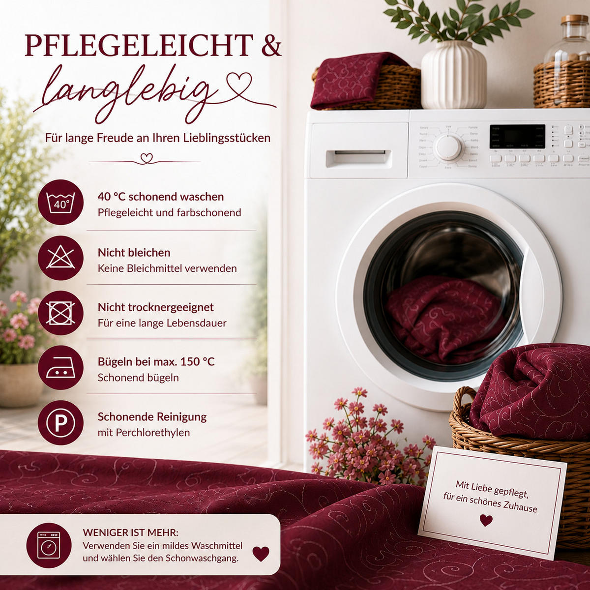 TISCHDECKE 110/140 cm Ornamente Beere - Beere, Textil (110/140cm) - TiborTex