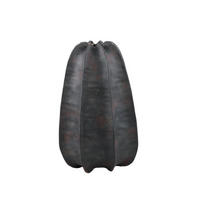 VASE Grayson Schwarz 28/28/42cm - Schwarz, Keramik (42cm) - PTMD Collection